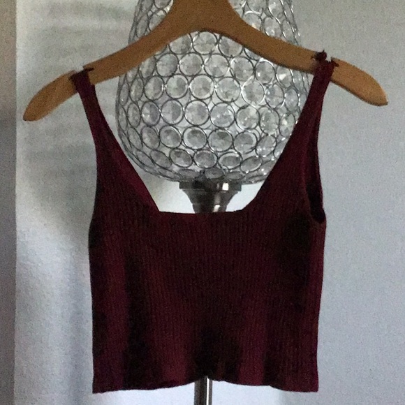 Maroon crop top - Picture 5 of 5